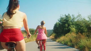 Agatha Vega bike ride lesbian nude porn video