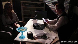 Miss Sally role play office sex naked girls sex video