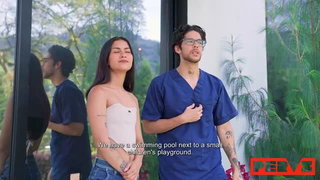 Yenni Leon oiled massage turns into fuck session naked girls sex video